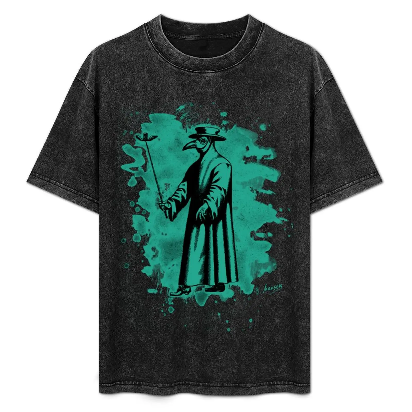 Doc beak - plague doctor - bleached green T-Shirt Lightweight Print T-Shirt
Doc beak - plague doctor - bleached green T-Shirt Lightweight Print T-Shirt