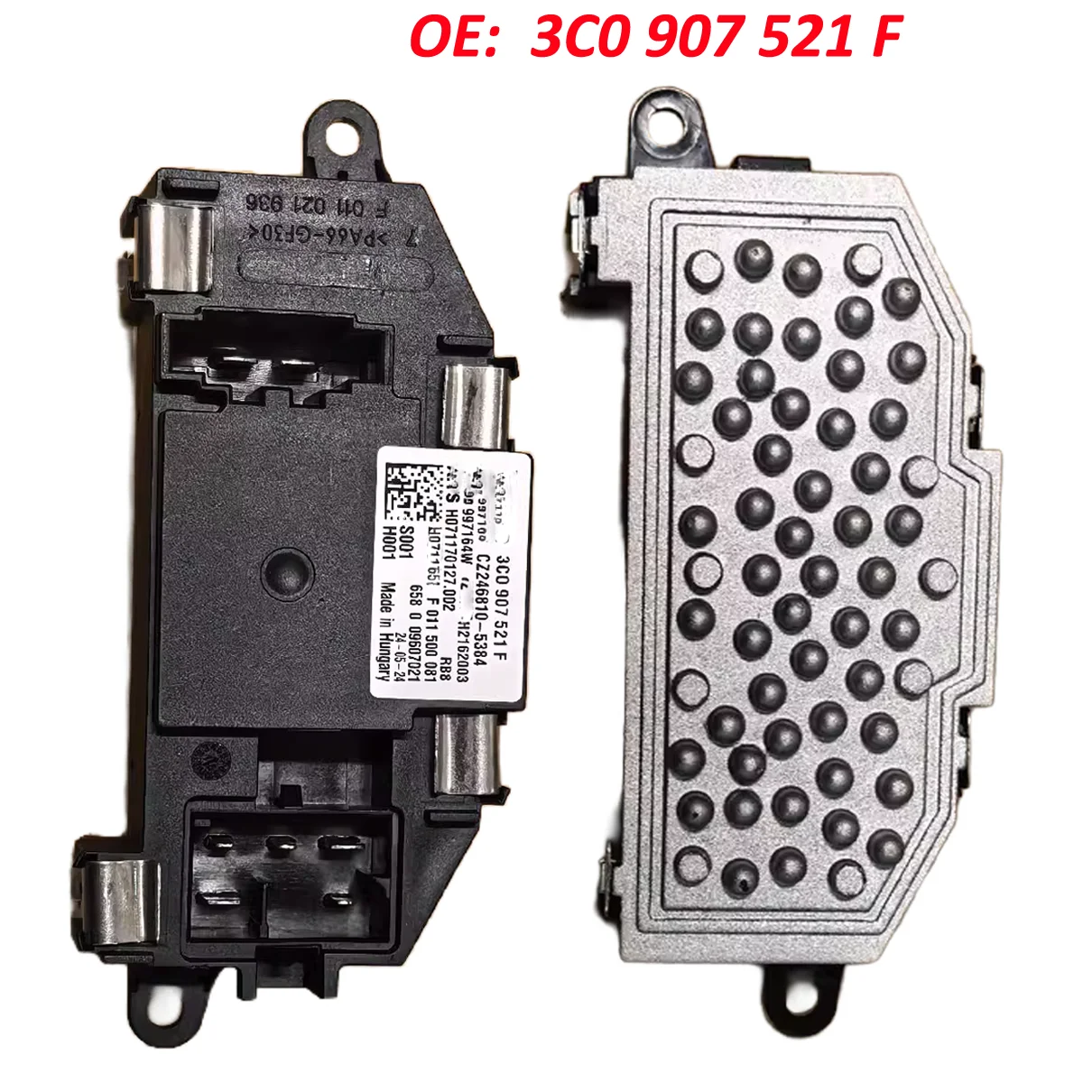 OEM Air Blower Controllor Resistance for VW Passat CC Eos Scirocco Caddy Jetta Beetle Touran Tiguan Golf MK5 MK6 3C0907521F
OEM Air Blower Controllor Resistance for VW Passat CC Eos Scirocco Caddy Jetta Beetle Touran Tiguan Golf MK5 MK6 3C0907521F