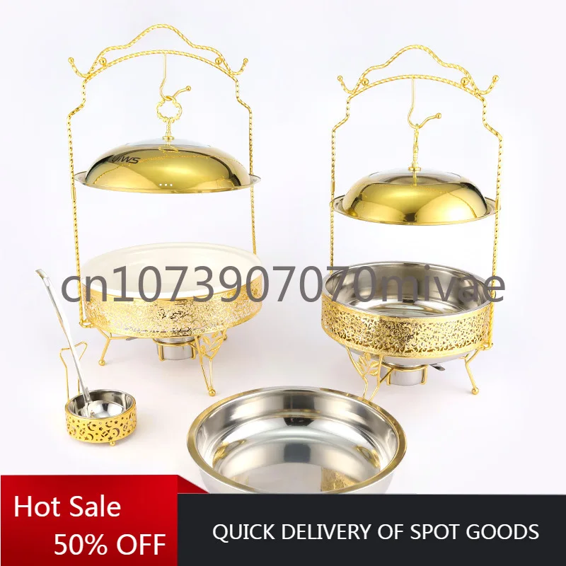 Stainless Steel Alcohol Stove, Wrought Iron Gold Pot with Spoon, Light Luxury Ceramic Buffet Stove
Stainless Steel Alcohol Stove, Wrought Iron Gold Pot with Spoon, Light Luxury Ceramic Buffet Stove