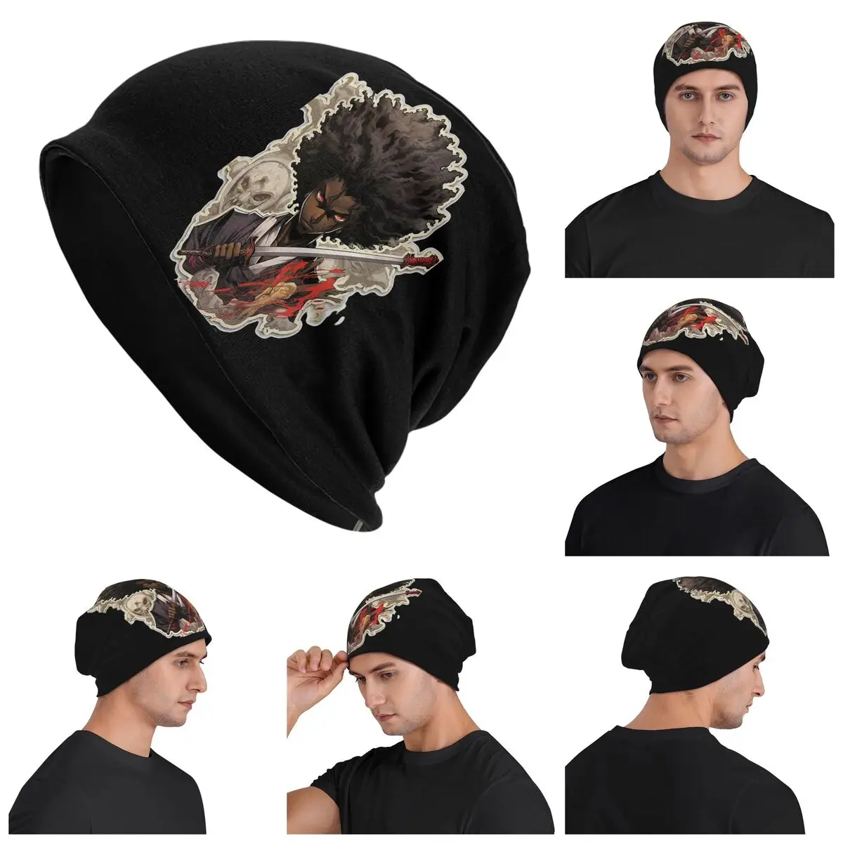 Afro Samurai Warm Knitted Cap Fashion Bonnet Hat Autumn Winter Outdoor Beanies Hats for Unisex Adult
Afro Samurai Warm Knitted Cap Fashion Bonnet Hat Autumn Winter Outdoor Beanies Hats for Unisex Adult