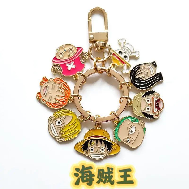 One Piece peripheral keychain creative alloy bag charm gift for giving
One Piece peripheral keychain creative alloy bag charm gift for giving