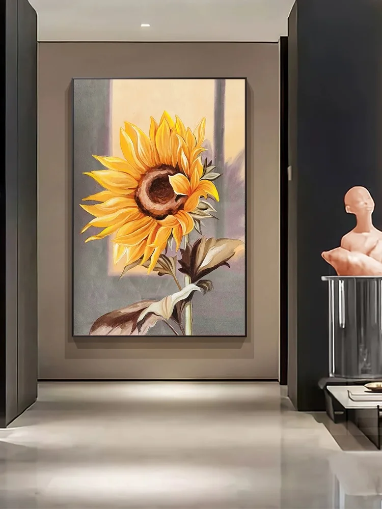 OuzerQing 100% Handmade Oil Painting On Canvas Modern Abstract Sunflower Wall Art Living Room Picture Home Decoration Unframed
OuzerQing 100% Handmade Oil Painting On Canvas Modern Abstract Sunflower Wall Art Living Room Picture Home Decoration Unframed