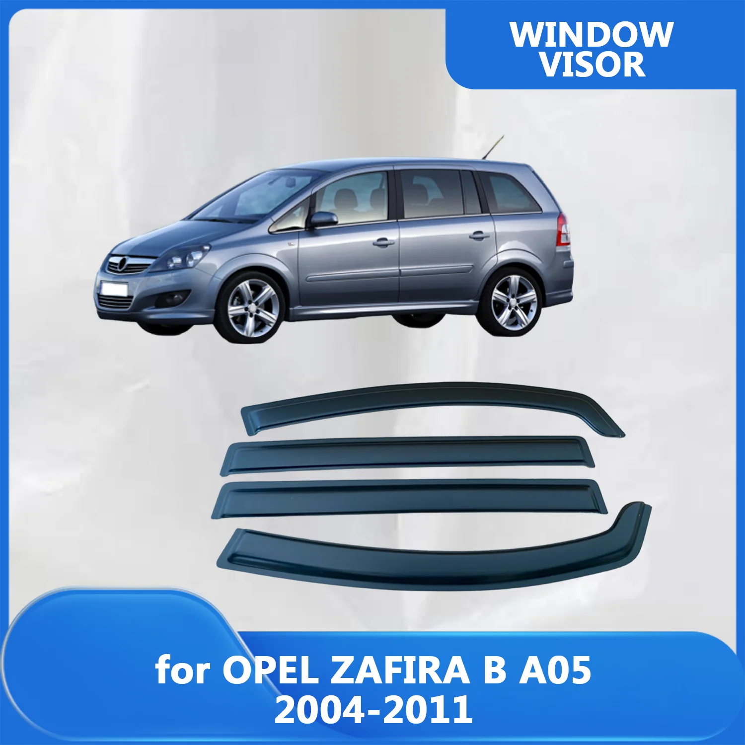 Window Visor for Opel ZAFIRA B 2004 2005 2006 2007 2008 2009 2010 2011 Wind Deflectors Rain Guards Door Visor Vent Shades
Window Visor for Opel ZAFIRA B 2004 2005 2006 2007 2008 2009 2010 2011 Wind Deflectors Rain Guards Door Visor Vent Shades