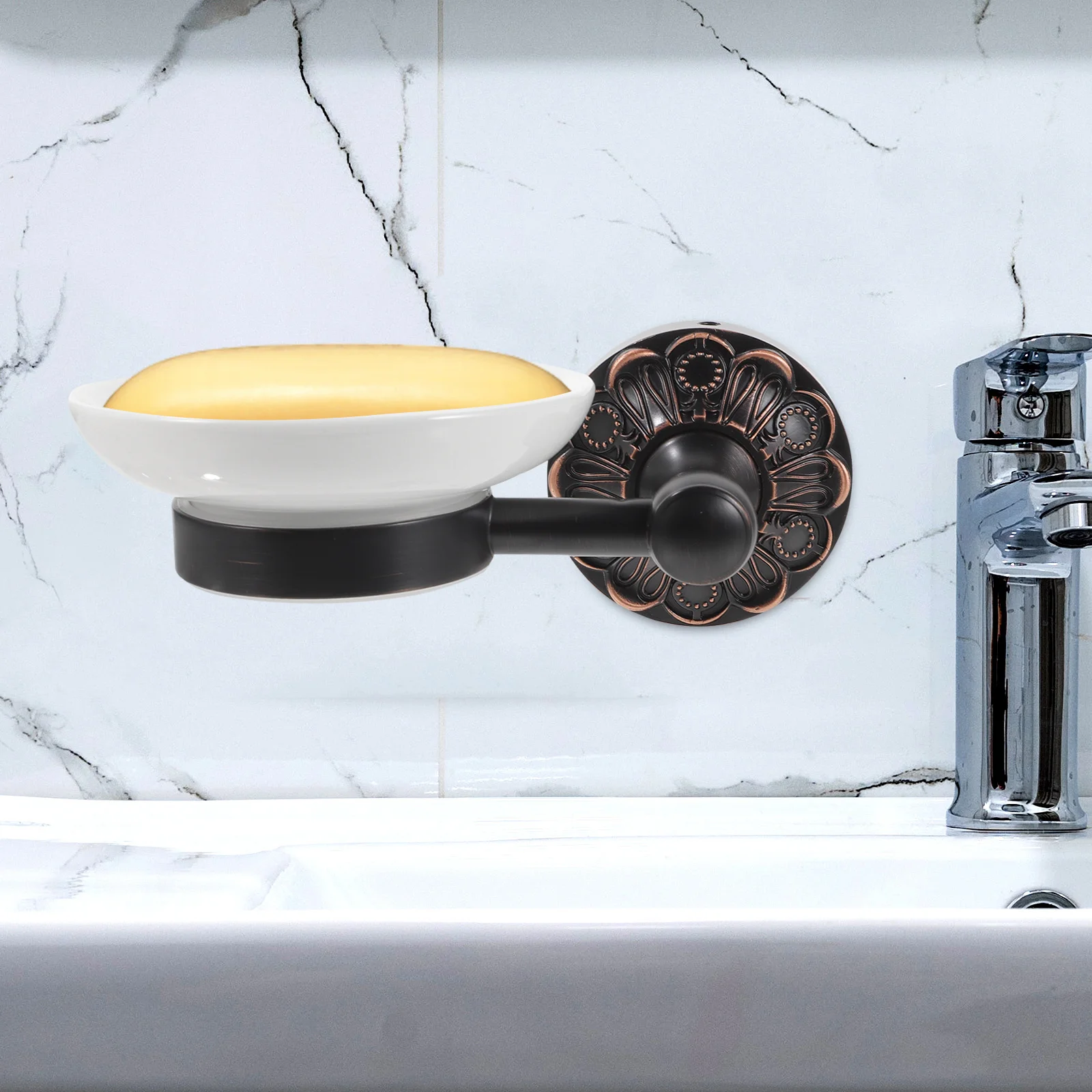 Black Oval Holder Wall Mounted Bathroom Accessories Minimalist Storage Holder For Kitchen Lavatory Copper Soap Dish Soap
Black Oval Holder Wall Mounted Bathroom Accessories Minimalist Storage Holder For Kitchen Lavatory Copper Soap Dish Soap