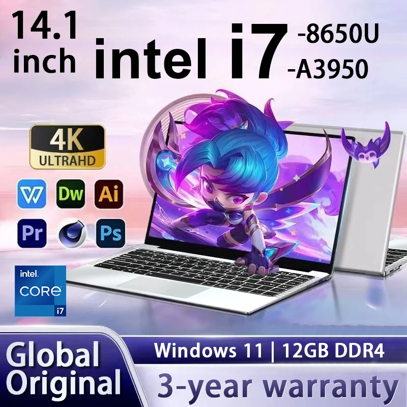 2026 Office Laptop Windows 11 intel core i7 8650U intel Atom x7 A3950 14.1 inch Notebook Computer PC 1920*1080P 12GB RAM 2TB SSD
2026 Office Laptop Windows 11 intel core i7 8650U intel Atom x7 A3950 14.1 inch Notebook Computer PC 1920*1080P 12GB RAM 2TB SSD