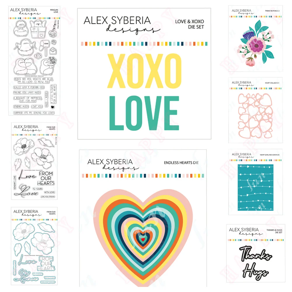 From Our Hearts Stamps and Metal Cutting Dies Sets Love & XOXO Die Set for DIY Craft Making Greeting Card Scrapbook Decoration
From Our Hearts Stamps and Metal Cutting Dies Sets Love & XOXO Die Set for DIY Craft Making Greeting Card Scrapbook Decoration