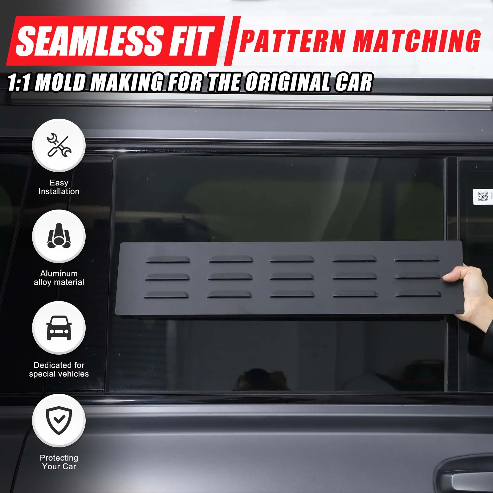 For 2024+ Haval H9 rear ventilation shutters, window ventilation holes, summer, rainy camping accessories, aluminum alloy 2pcs
For 2024+ Haval H9 rear ventilation shutters, window ventilation holes, summer, rainy camping accessories, aluminum alloy 2pcs
