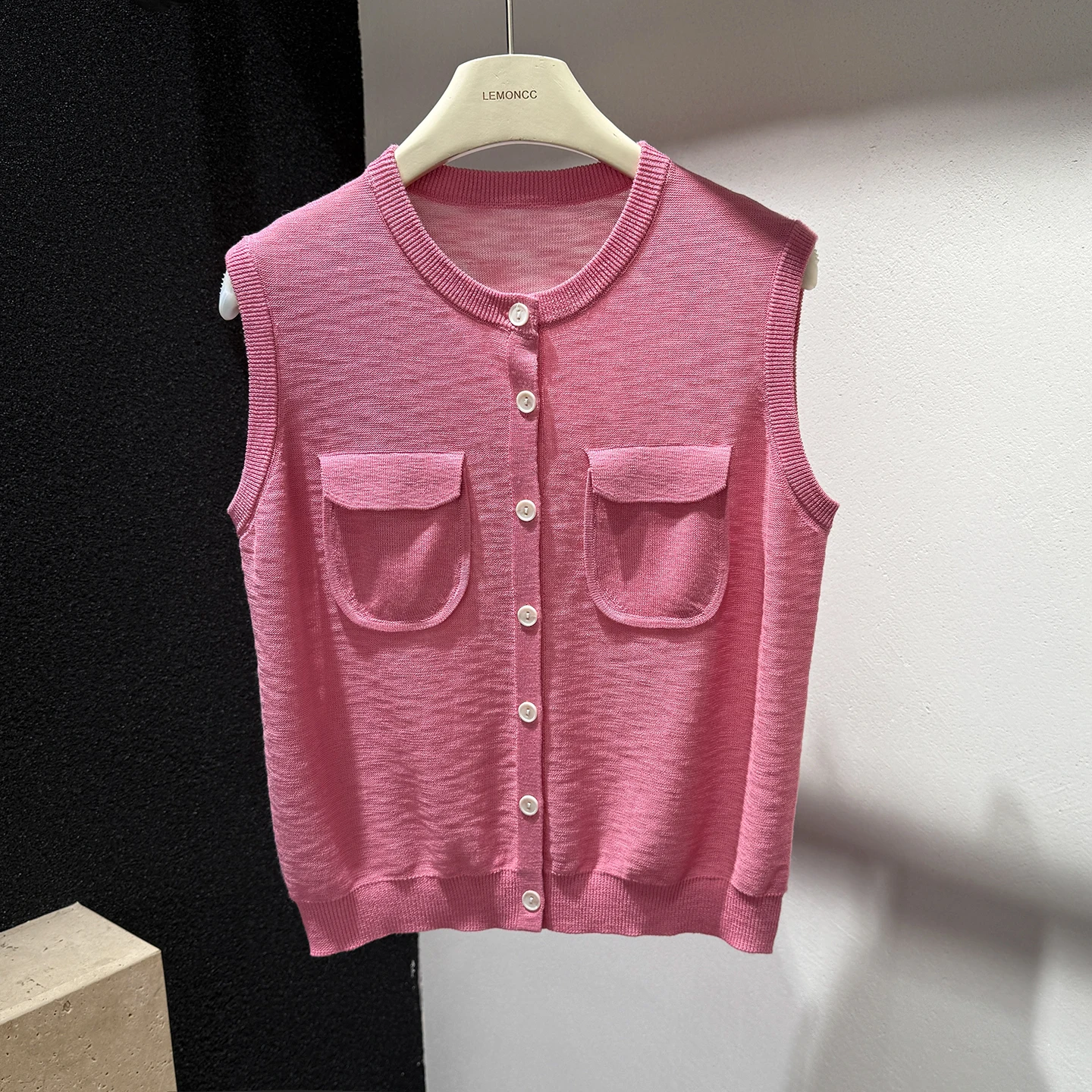 Lightweight Knitted Open Cardigan Women's round Ne Svel Loose Fit Summer New Sle Korean Version Commute Sle Vest
Lightweight Knitted Open Cardigan Women's round Ne Svel Loose Fit Summer New Sle Korean Version Commute Sle Vest
