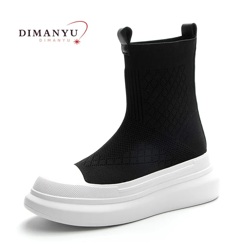 DIMANYU Socks Boots Women Autumn 2025 New Inner Heightened Knitted Women's Boots Platform High Stretch Boots Women
DIMANYU Socks Boots Women Autumn 2025 New Inner Heightened Knitted Women's Boots Platform High Stretch Boots Women