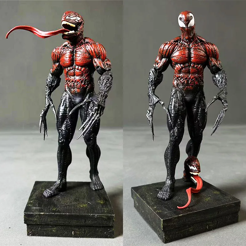 26cm Venom Symbiote Action Figure Toys With 2 replaceable head carvings Venom Statue Model Doll Collectible Ornaments Xmas Gift
26cm Venom Symbiote Action Figure Toys With 2 replaceable head carvings Venom Statue Model Doll Collectible Ornaments Xmas Gift