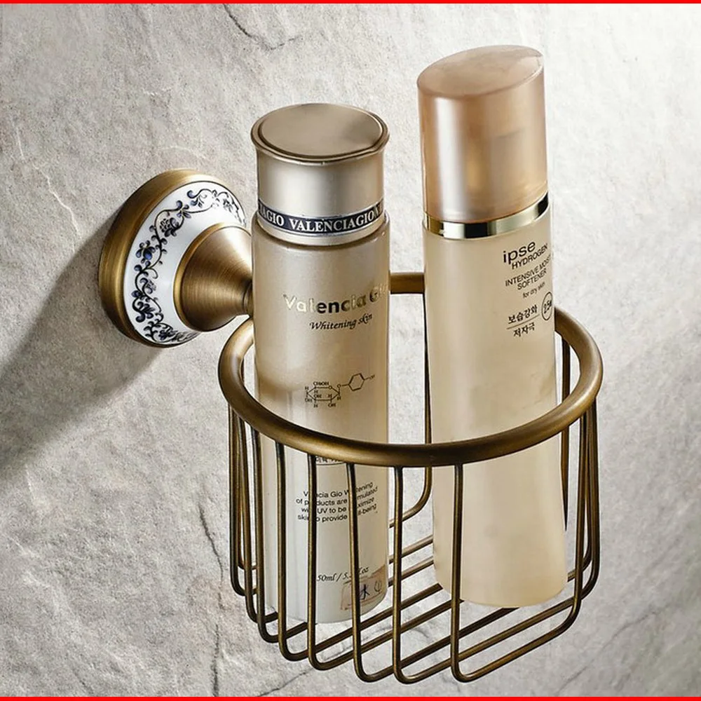 Vintage Antique Brass Ceramic Base Bathroom Wall Mount Roll Toilet Paper Basket Holder 2ba404
Vintage Antique Brass Ceramic Base Bathroom Wall Mount Roll Toilet Paper Basket Holder 2ba404