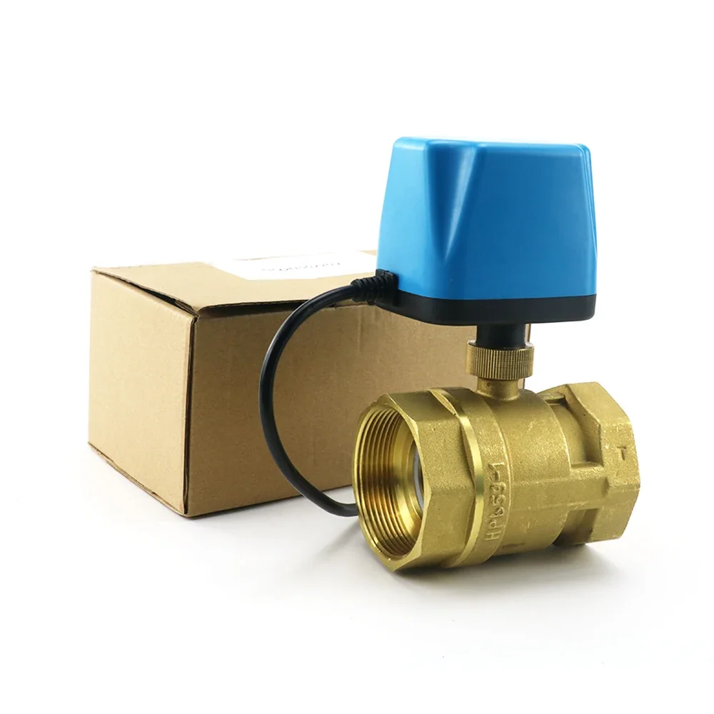 DN15 1/2" to 1" Normally Closed Nomally Open 220V 12V24V 2-Wire Brass Electric Ball Valve for Water Oil Replace Solenoid Valve
DN15 1/2" to 1" Normally Closed Nomally Open 220V 12V24V 2-Wire Brass Electric Ball Valve for Water Oil Replace Solenoid Valve