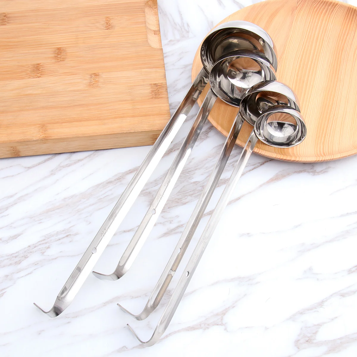 4 Pcs Porridge Serving Ladle Spoon Stainless Steel Soup Coffee Long Handle Spoons
4 Pcs Porridge Serving Ladle Spoon Stainless Steel Soup Coffee Long Handle Spoons