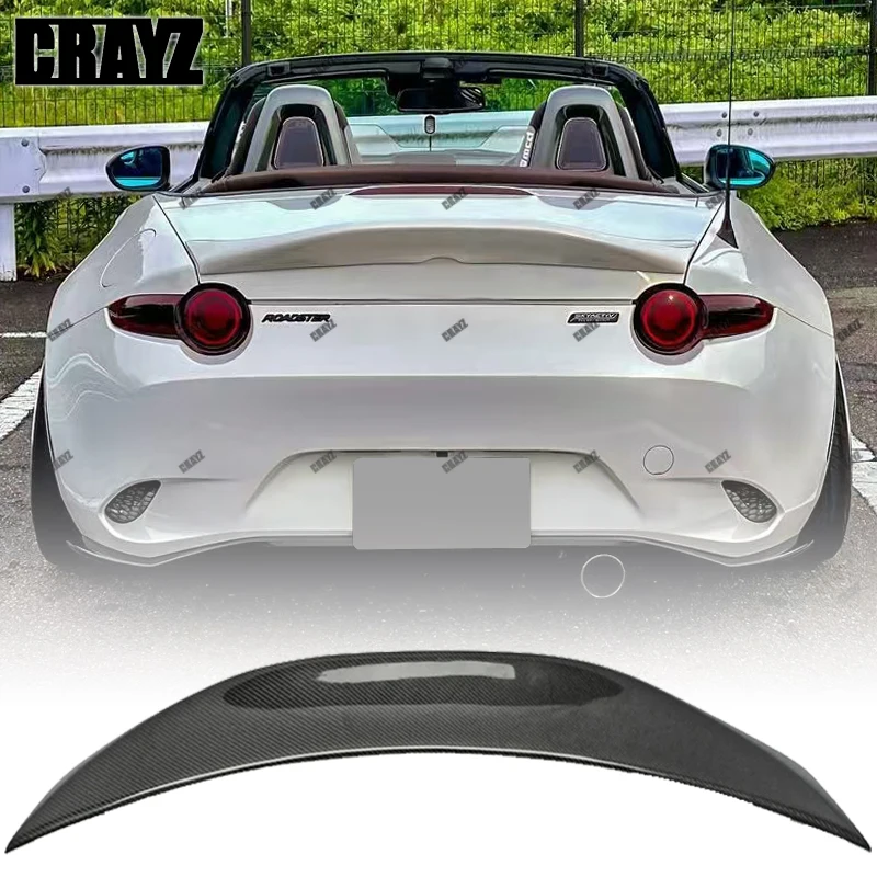 For 2016-2024 Mazda MX5 Miata ND RF LMS Style Real Carbon Fiber Glass Duckbill Spoiler Trunk Wing Lip Racing AccessoriTrim
For 2016-2024 Mazda MX5 Miata ND RF LMS Style Real Carbon Fiber Glass Duckbill Spoiler Trunk Wing Lip Racing AccessoriTrim