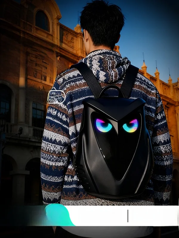 Owl Intelligent Bionic LED Light Large Capacity Cycling Backpack Hard Computer Bag Men's Creative Gift Waterproof Outdo...
Owl Intelligent Bionic LED Light Large Capacity Cycling Backpack Hard Computer Bag Men's Creative Gift Waterproof Outdo...