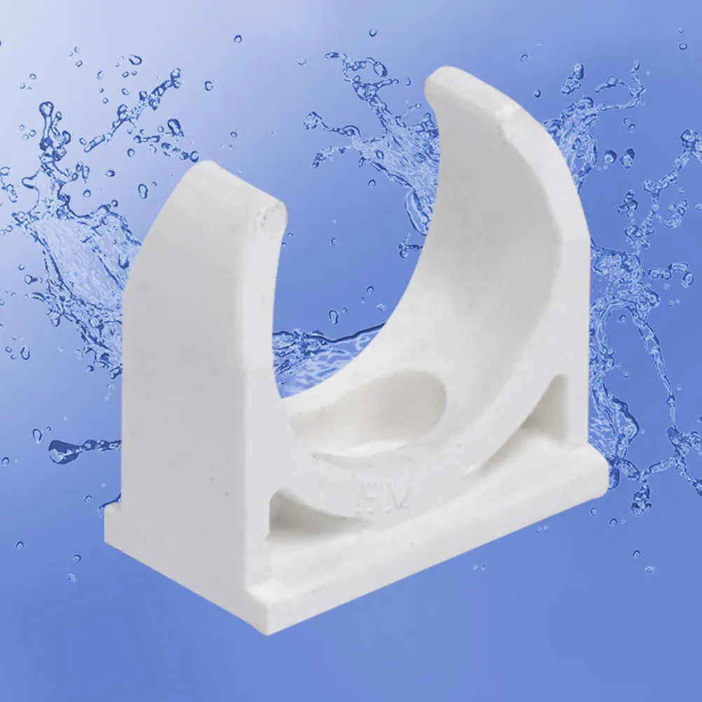 50Pcs U Shape PVC Clamp Pipe Support Fixed Riding Horse Clasp for Thin Wall Fuel Silicone Hose 32Mm White
50Pcs U Shape PVC Clamp Pipe Support Fixed Riding Horse Clasp for Thin Wall Fuel Silicone Hose 32Mm White