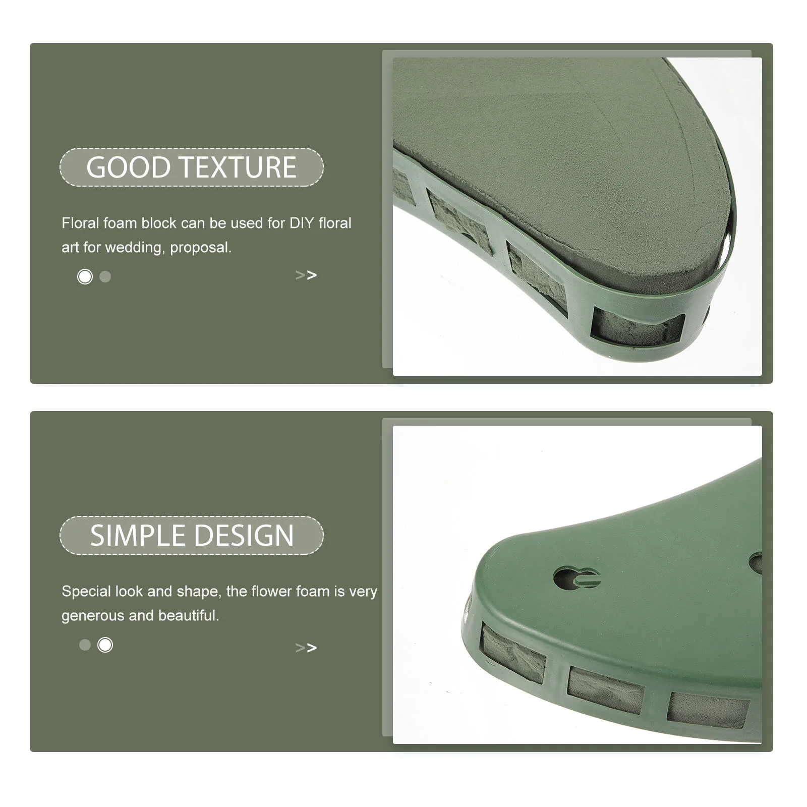 2pcs Car Hood Decor Suction Mount Floral Foam Block For Wedding Flower Arrangement Diy Decoration Supplies Mud Blocks
2pcs Car Hood Decor Suction Mount Floral Foam Block For Wedding Flower Arrangement Diy Decoration Supplies Mud Blocks