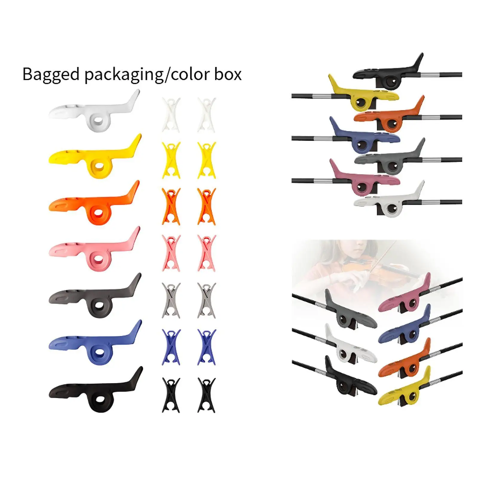 7 Pieces Violin Bow Holder Exercise Portable Violin Bow Grip Corrector Bow Straightener for Beginner Adults Kids Learn Violins
7 Pieces Violin Bow Holder Exercise Portable Violin Bow Grip Corrector Bow Straightener for Beginner Adults Kids Learn Violins