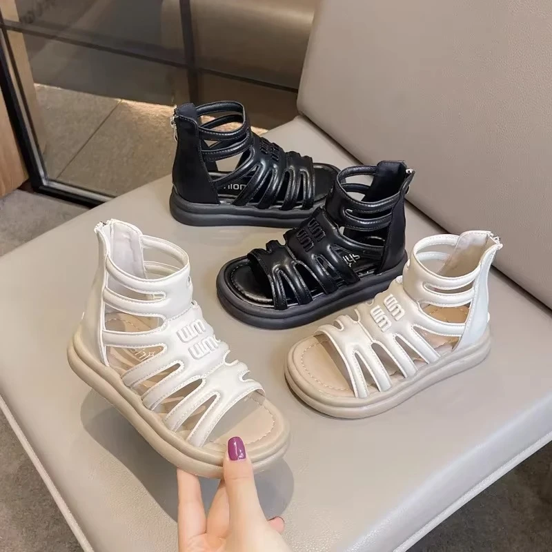 2025 Baby Girls Summer Elegant Children's Flat Princess Zip Sandals Hollow Kids Toddler Shoes Students PU Casual and Comfortable
2025 Baby Girls Summer Elegant Children's Flat Princess Zip Sandals Hollow Kids Toddler Shoes Students PU Casual and Comfortable