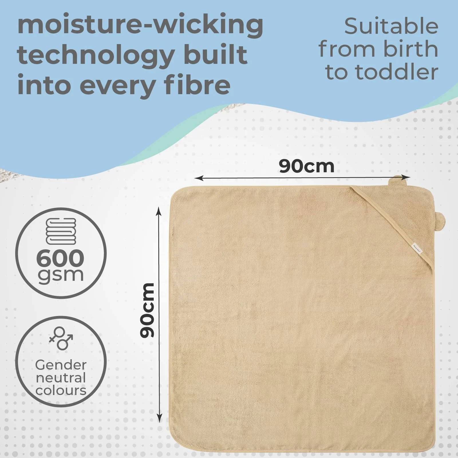 Hooded Bath Towel For Baby And Toddler Boys And Girls Extra Large Thick Plush Absorbent And Soft Bamboo And Cotton
Hooded Bath Towel For Baby And Toddler Boys And Girls Extra Large Thick Plush Absorbent And Soft Bamboo And Cotton