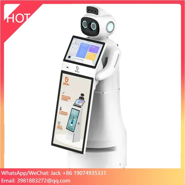 Artifical Intelligence concierge patrol robot tour guaidance reception service security patrol commercial robot autonomous
Artifical Intelligence concierge patrol robot tour guaidance reception service security patrol commercial robot autonomous