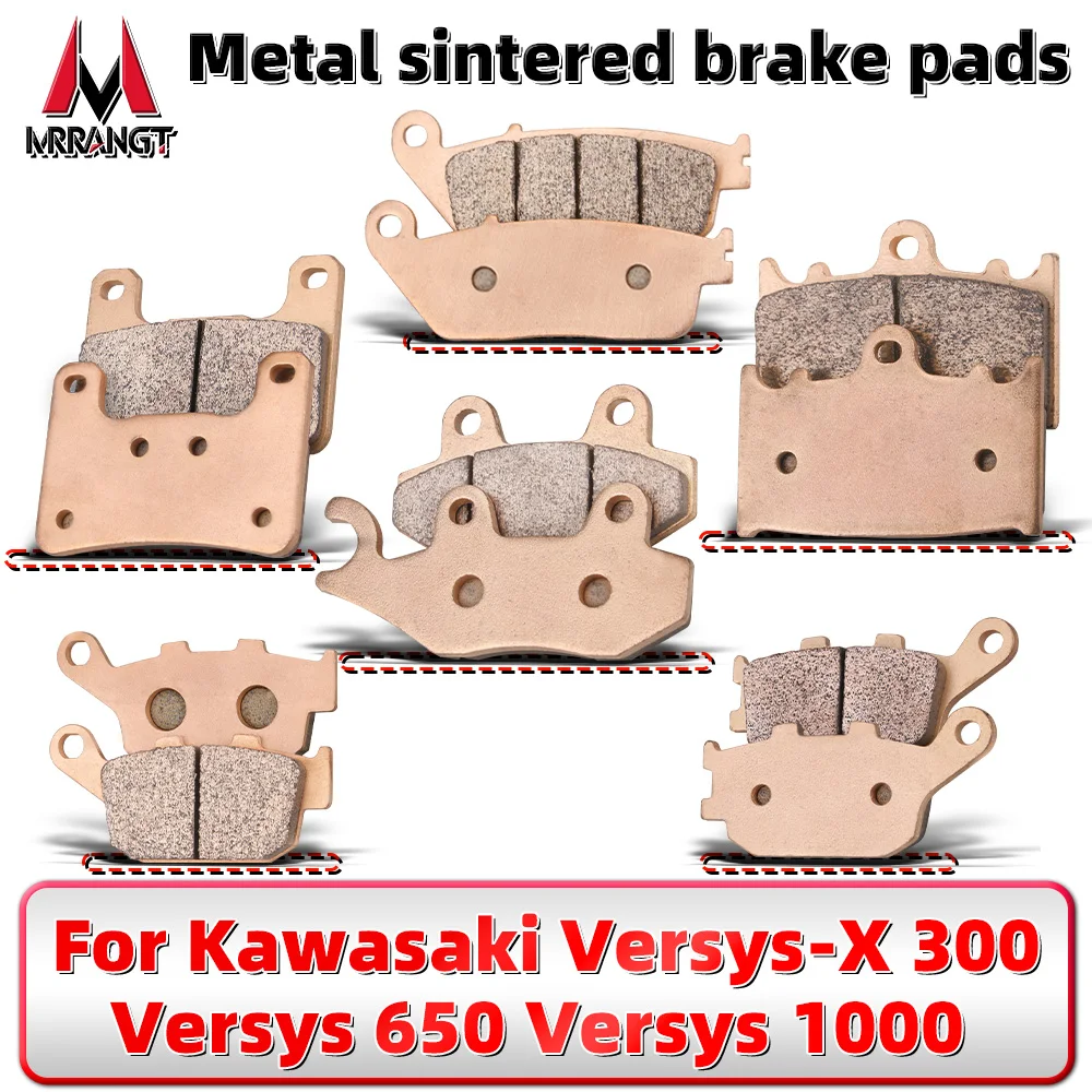 MRRANGT Motorcycle Sintered Metal Brake Pads Front and Rear Set Fits For Kawasaki Versys X300 650 1000 Adventure Touring Bike
MRRANGT Motorcycle Sintered Metal Brake Pads Front and Rear Set Fits For Kawasaki Versys X300 650 1000 Adventure Touring Bike
