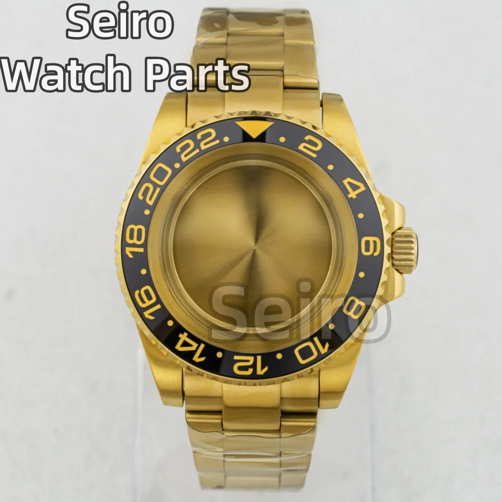 40mm Gold NH35 Watch Case Stainless Steel Oyster/Jubilee Bracelet Strap Sapphire Glass For GMT SUB NH34/NH35/NH36/NH38 Movement
40mm Gold NH35 Watch Case Stainless Steel Oyster/Jubilee Bracelet Strap Sapphire Glass For GMT SUB NH34/NH35/NH36/NH38 Movement
