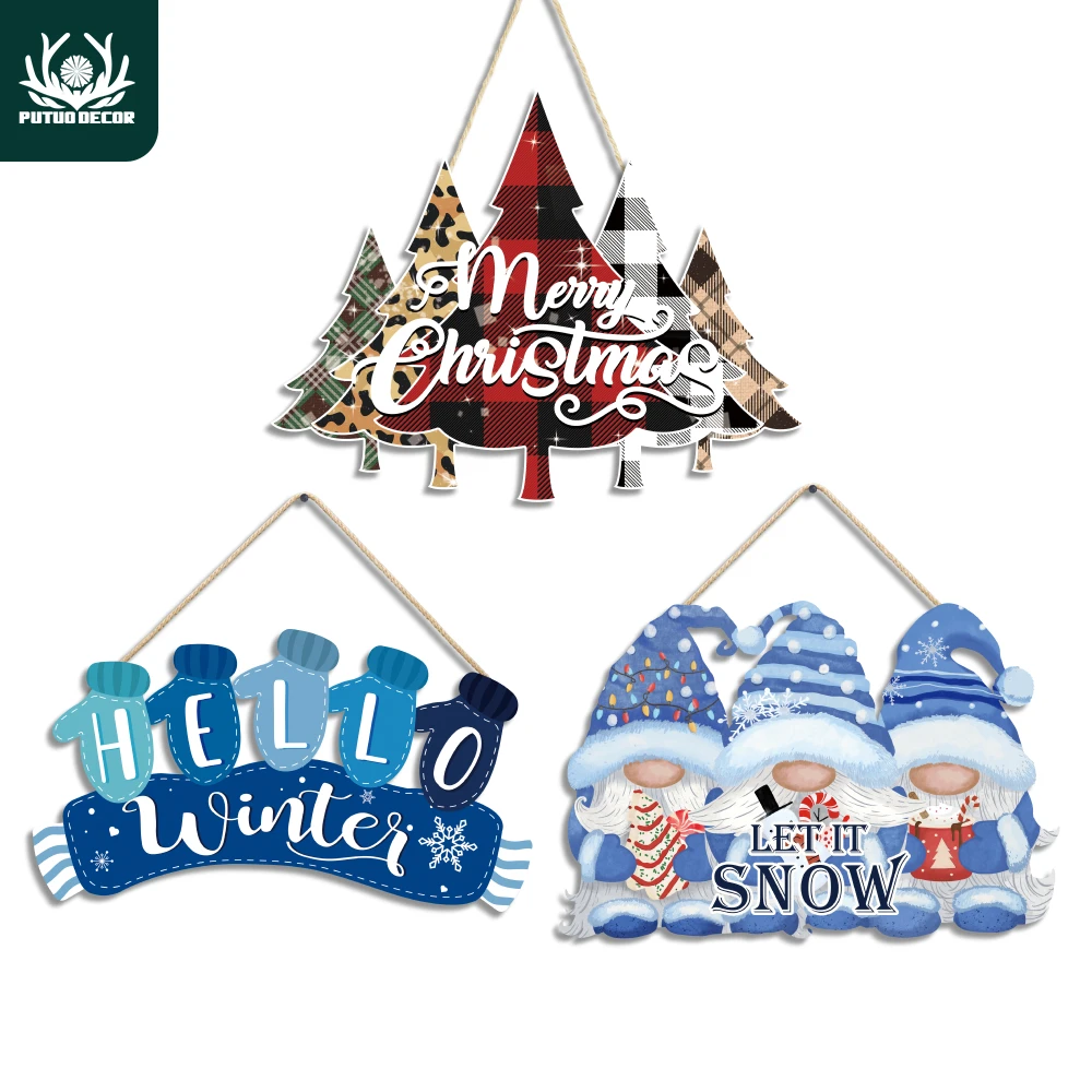 Putuo Decor-Happy Christmas Hanging Wooden Signs, Wall Decor for Home, Xmas Party, Farmhouse, Living Room, Front Door
Putuo Decor-Happy Christmas Hanging Wooden Signs, Wall Decor for Home, Xmas Party, Farmhouse, Living Room, Front Door