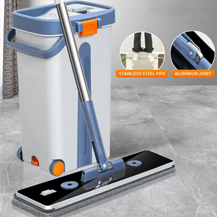 High Quality Household Hand-Free Multifunctional Double Bucket Floor Cleaning Mop Bucket With Wheel
High Quality Household Hand-Free Multifunctional Double Bucket Floor Cleaning Mop Bucket With Wheel