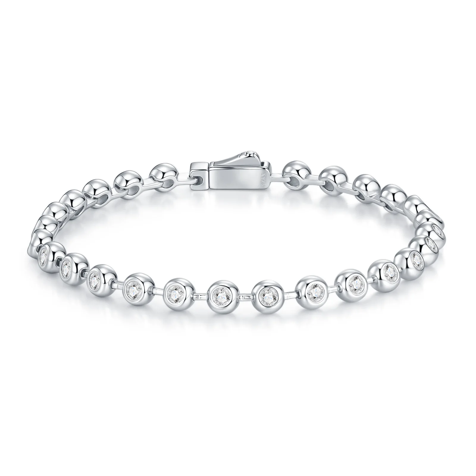 Dazzling D-Color Moissanite Bubble Bracelet for Women, S925 Silver White Gold Plated, Full Row Glittering Jewelry Gift.
Dazzling D-Color Moissanite Bubble Bracelet for Women, S925 Silver White Gold Plated, Full Row Glittering Jewelry Gift.