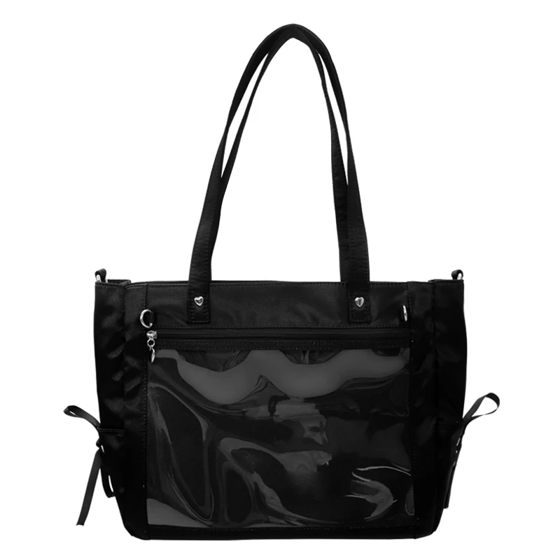 Satin Ribbon Tote Bag Large Capacity Single Shoulder Crossbody Bag for 14 Inch Tablet Daily Commuting School Bag Versatile
Satin Ribbon Tote Bag Large Capacity Single Shoulder Crossbody Bag for 14 Inch Tablet Daily Commuting School Bag Versatile