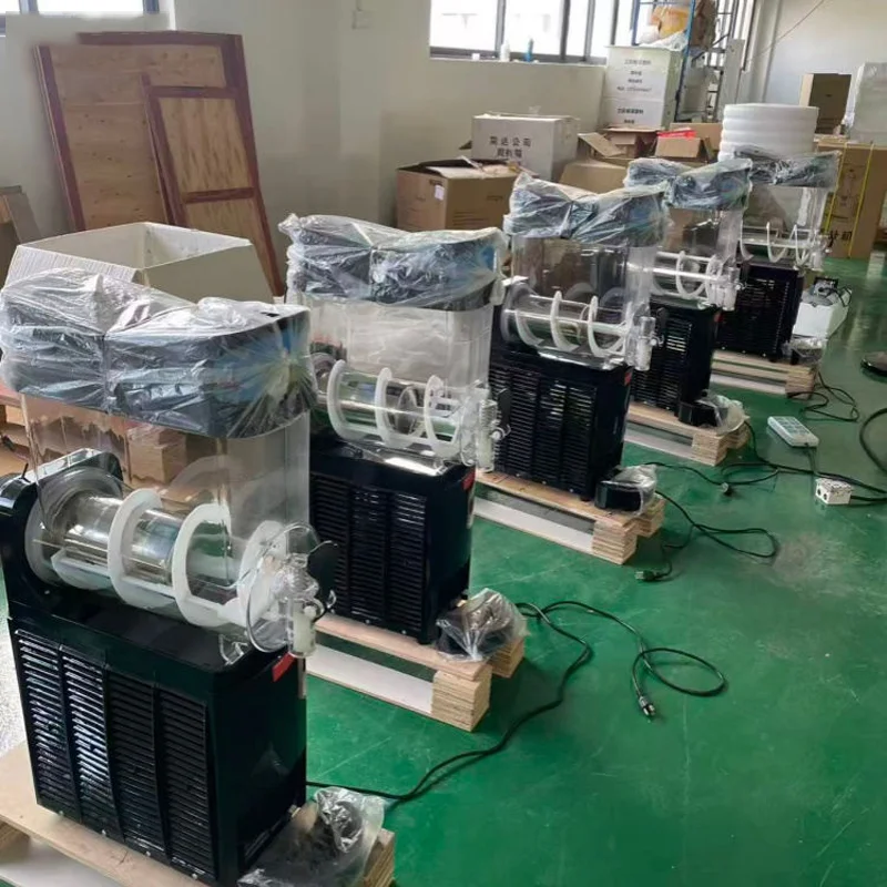 Smoothie Ice Slush & Slush Mixer New Condition Hotel/Restaurant Use Slush Machine for Beverage & Wine Production
Smoothie Ice Slush & Slush Mixer New Condition Hotel/Restaurant Use Slush Machine for Beverage & Wine Production