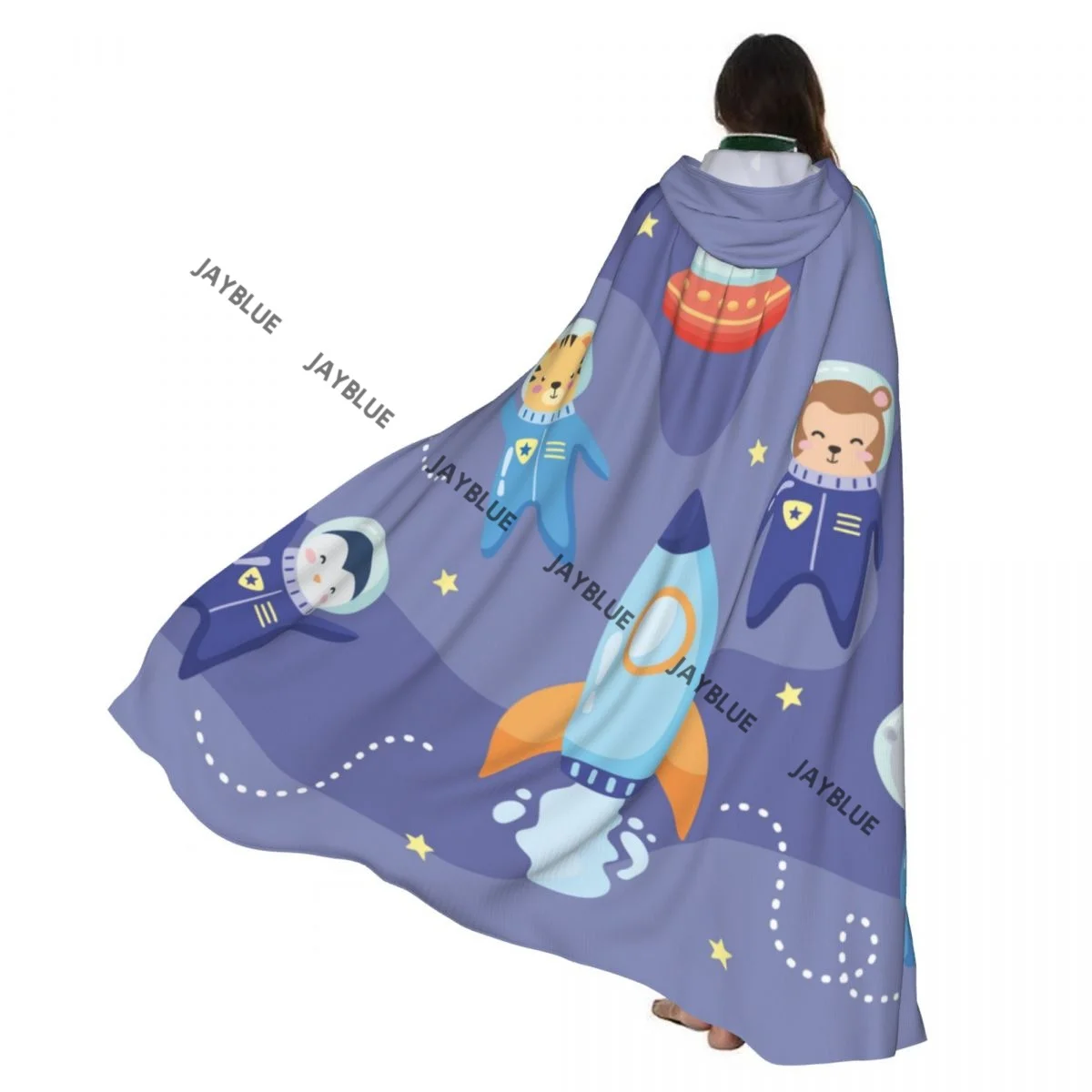 Adult Cloak Cape Hooded Space Animals Set Medieval Costume Witch Wicca Vampire Elf Purim Carnival Party
Adult Cloak Cape Hooded Space Animals Set Medieval Costume Witch Wicca Vampire Elf Purim Carnival Party