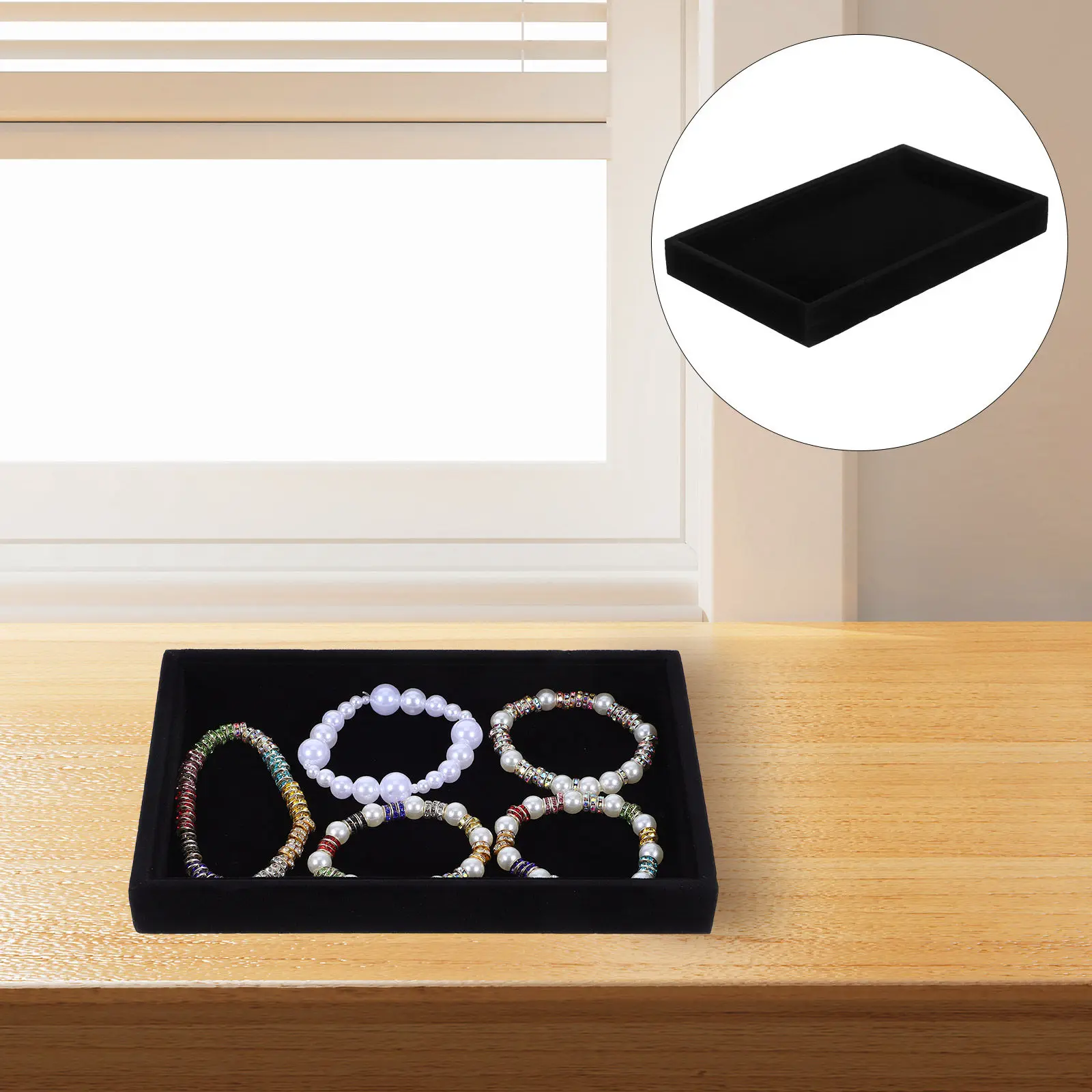 Jewelry Display Stand Stackable Organizer Tray Flat Open Design for Rings Earrings Necklaces Bracelets Storage Holder
Jewelry Display Stand Stackable Organizer Tray Flat Open Design for Rings Earrings Necklaces Bracelets Storage Holder