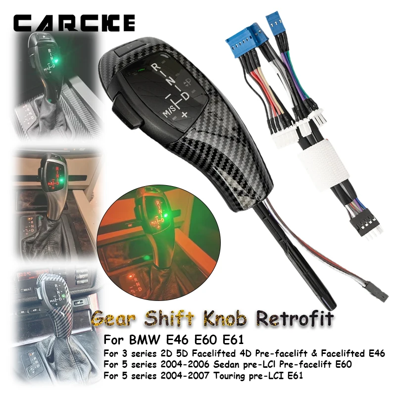 Gear Shift Knob E60 E61 E46 For BMW 3/5 Series Gear Shifter Lever Retrofit Interior Car Accessories Modified Upgrade Refit Parts
Gear Shift Knob E60 E61 E46 For BMW 3/5 Series Gear Shifter Lever Retrofit Interior Car Accessories Modified Upgrade Refit Parts