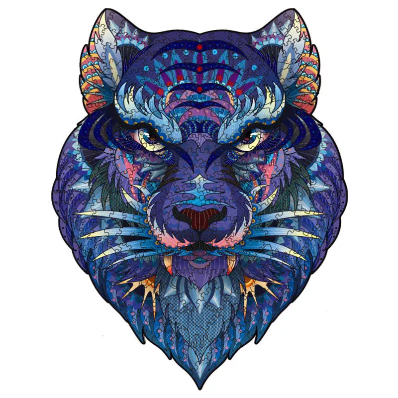 High Quality Wood Cute Tiger Jigsaw Puzzle Wooden Puzzles Adults Montessori Educational Toys Children Board Game Birthday Gift
High Quality Wood Cute Tiger Jigsaw Puzzle Wooden Puzzles Adults Montessori Educational Toys Children Board Game Birthday Gift