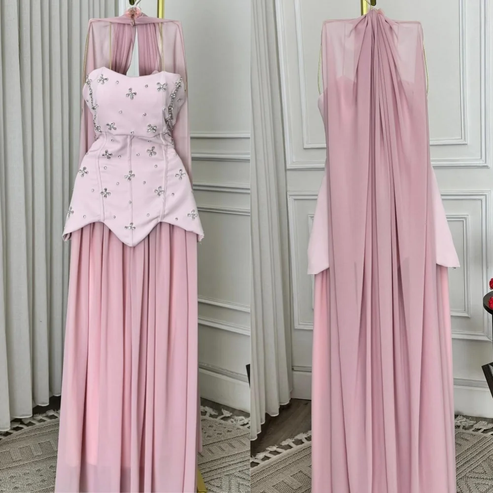 Customized Exquisite Simple Chiffon Sequined Pleat A-line Strapless Long Dresses Bespoke Occasion Classic
Customized Exquisite Simple Chiffon Sequined Pleat A-line Strapless Long Dresses Bespoke Occasion Classic