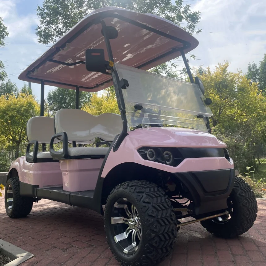 CE Certified 4 Seat Lithium Electric Golf Cart With Touch Screen Multimedia Player Displays Battery/Speed/Controller Information
CE Certified 4 Seat Lithium Electric Golf Cart With Touch Screen Multimedia Player Displays Battery/Speed/Controller Information