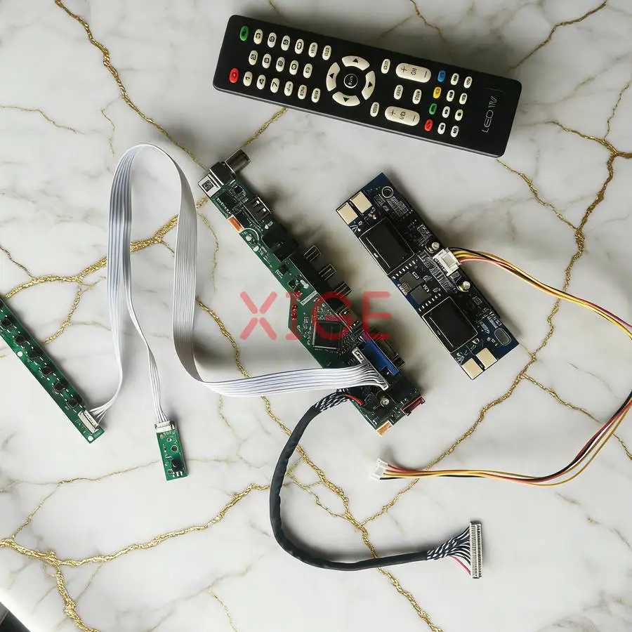 Matrix Controller Board Fit SVA170SX01TB LM170E03 LM170E01 LM170E02 LVDS-30Pin 1280x1024 4CCFL 1280*1024 HDMI+VGA+AV+USB DIY Kit
Matrix Controller Board Fit SVA170SX01TB LM170E03 LM170E01 LM170E02 LVDS-30Pin 1280x1024 4CCFL 1280*1024 HDMI+VGA+AV+USB DIY Kit