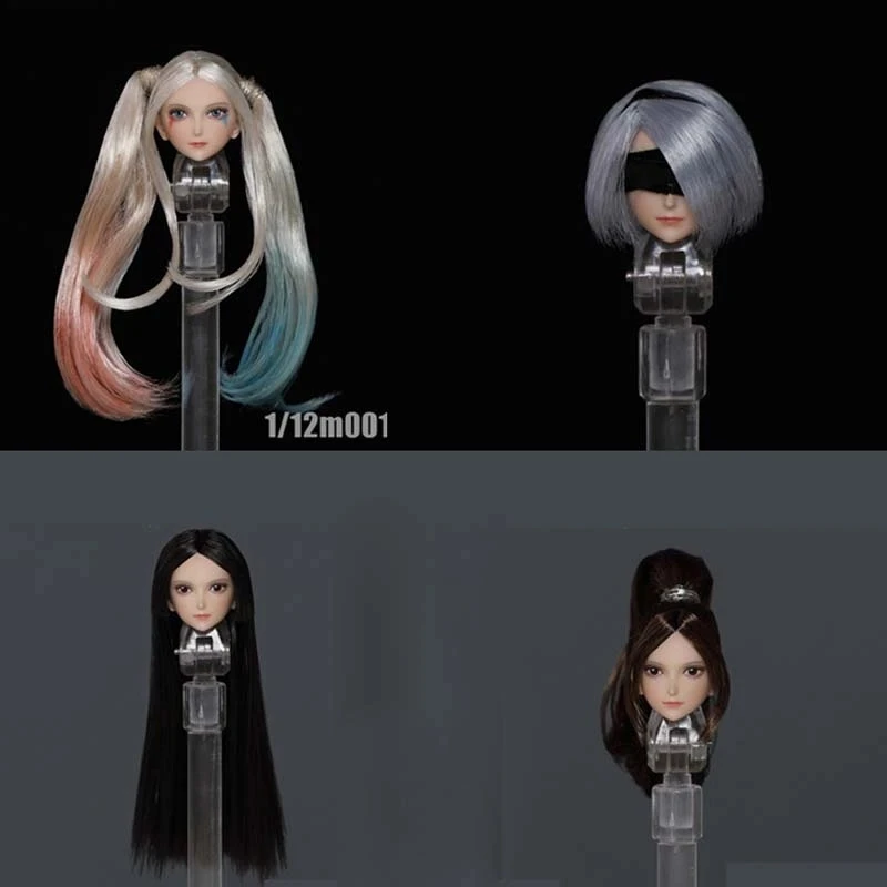 Iminitoys M001 1/12 Anime Girl Head Sculpt Female Soldier Head Cavring Model Fit 6'' Action Figure Body Model
Iminitoys M001 1/12 Anime Girl Head Sculpt Female Soldier Head Cavring Model Fit 6'' Action Figure Body Model