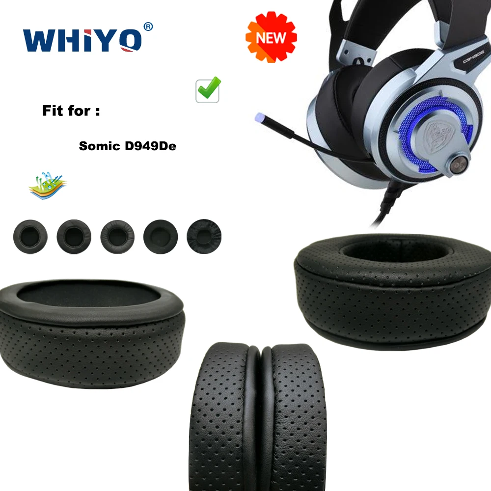 Replacement Ear Pads for Somic D949De Headset Parts Leather Cushion Velvet Earmuff Headset Sleeve Cover
Replacement Ear Pads for Somic D949De Headset Parts Leather Cushion Velvet Earmuff Headset Sleeve Cover
