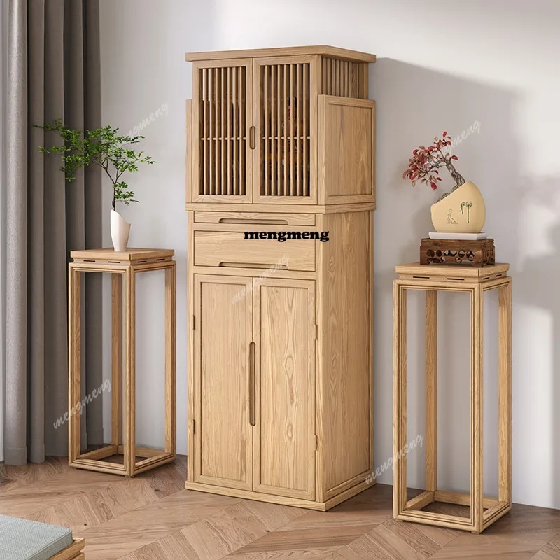 Ebony Standing Cabinet with Door Double Shrine Hidden Door Buddhist Shrine Bodhisattva Cabinet
Ebony Standing Cabinet with Door Double Shrine Hidden Door Buddhist Shrine Bodhisattva Cabinet