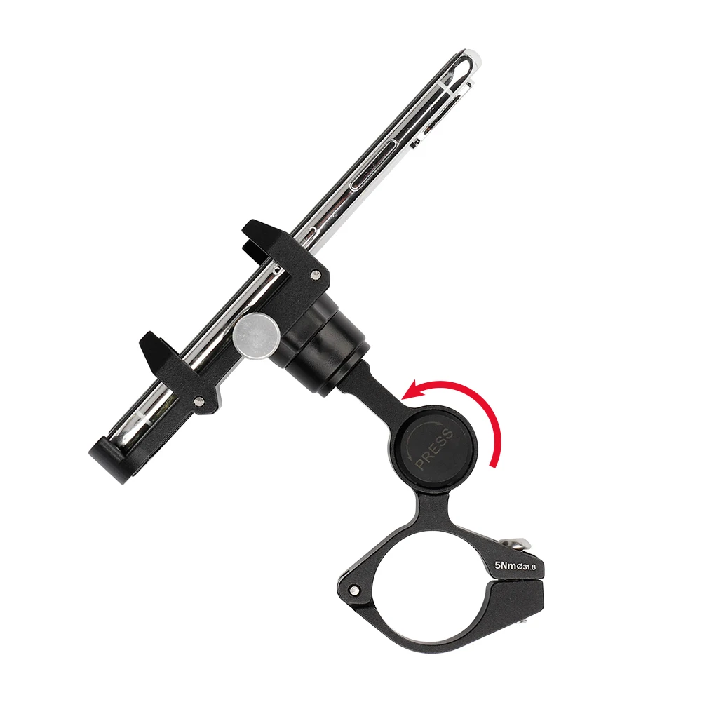 GUB PLUS 21 Mobile Phone Stand Aluminum Alloy Cell Phone Mount Holder Rotatable Adjustable Anti-slip for 22.2-31.8mm Handlebar
GUB PLUS 21 Mobile Phone Stand Aluminum Alloy Cell Phone Mount Holder Rotatable Adjustable Anti-slip for 22.2-31.8mm Handlebar