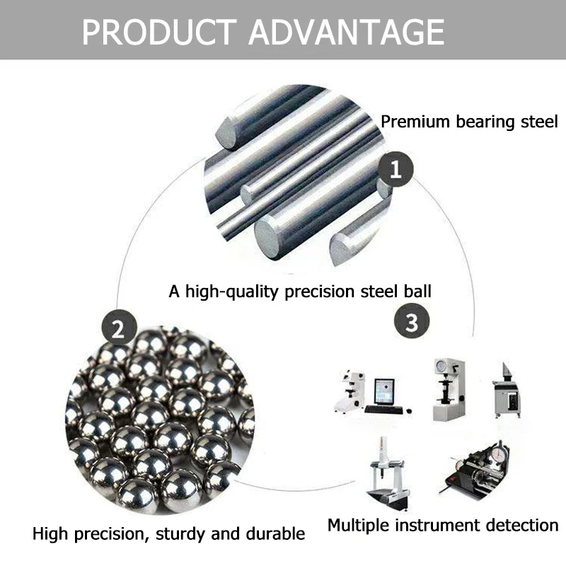 1~2700pcs 0.8~50mm 316L Stainless Steel Solid Ball Precision Bearing Steel Round Smooth Roller Balls
1~2700pcs 0.8~50mm 316L Stainless Steel Solid Ball Precision Bearing Steel Round Smooth Roller Balls