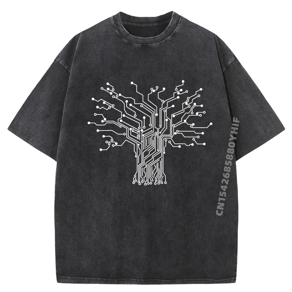 Electronics Technician Binary Tree Electrical Printing Men T-shirt Husband Cotton Washed Soft T Shirt Hip Hop
Electronics Technician Binary Tree Electrical Printing Men T-shirt Husband Cotton Washed Soft T Shirt Hip Hop