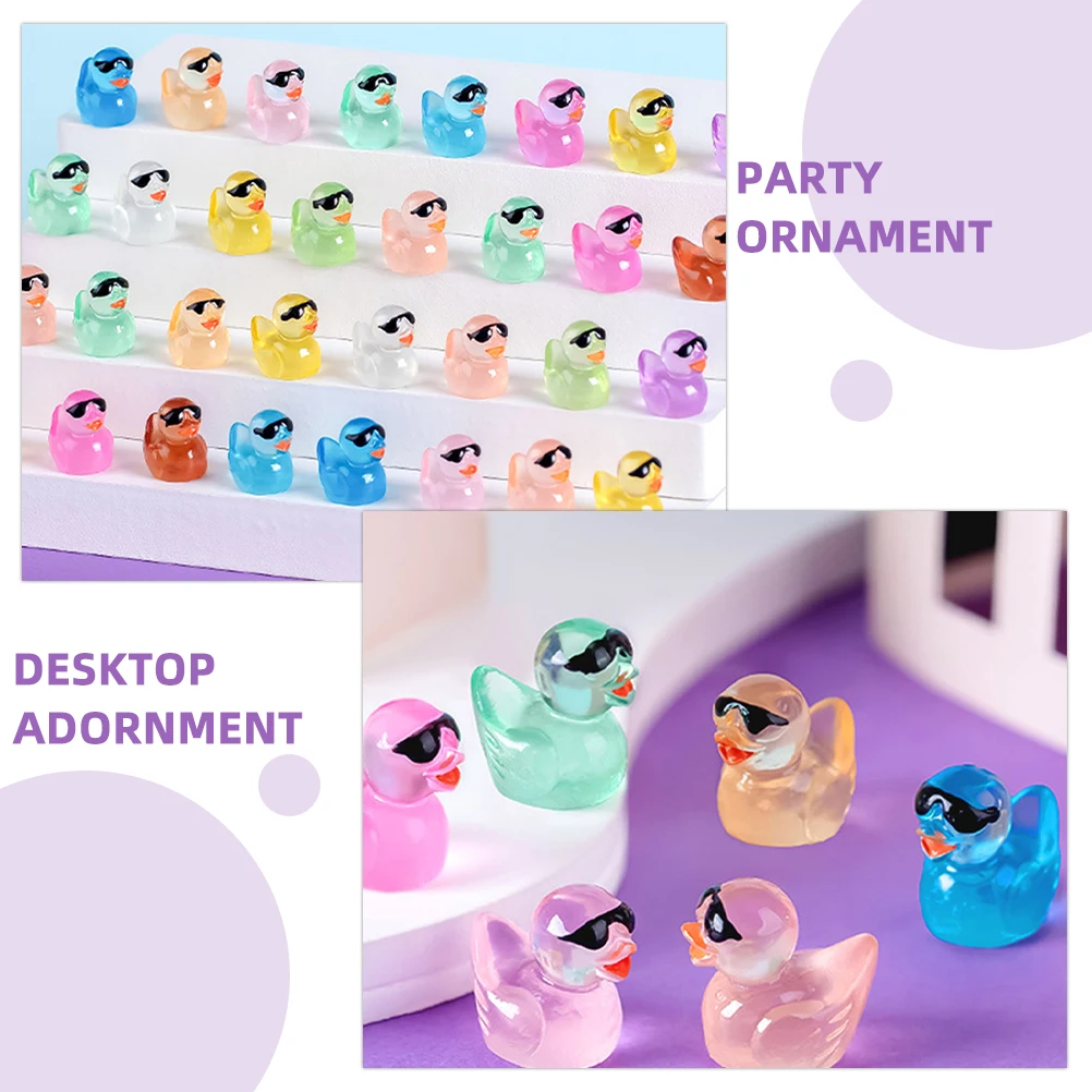 36 Pcs Lyrician Yellow Duck with Sunglasses Decorative Statues Mini Animal Figurines Toy Baby
36 Pcs Lyrician Yellow Duck with Sunglasses Decorative Statues Mini Animal Figurines Toy Baby