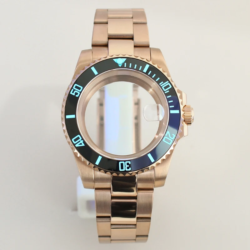 40mm Diver Watch Case C3 Luminous Ceramic Bezel 316L Steel Strap For SUB Seiko NH35 NH36 NH34 NH38 Miyota 8215 Eta 2824 Movement
40mm Diver Watch Case C3 Luminous Ceramic Bezel 316L Steel Strap For SUB Seiko NH35 NH36 NH34 NH38 Miyota 8215 Eta 2824 Movement