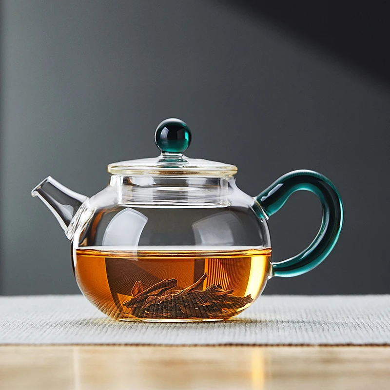 High-End Glass Tea Set for One Heat-Resistant Tea Water Separation Home Use New Style Tea Brewing Pot Gongfu Tea Set
High-End Glass Tea Set for One Heat-Resistant Tea Water Separation Home Use New Style Tea Brewing Pot Gongfu Tea Set