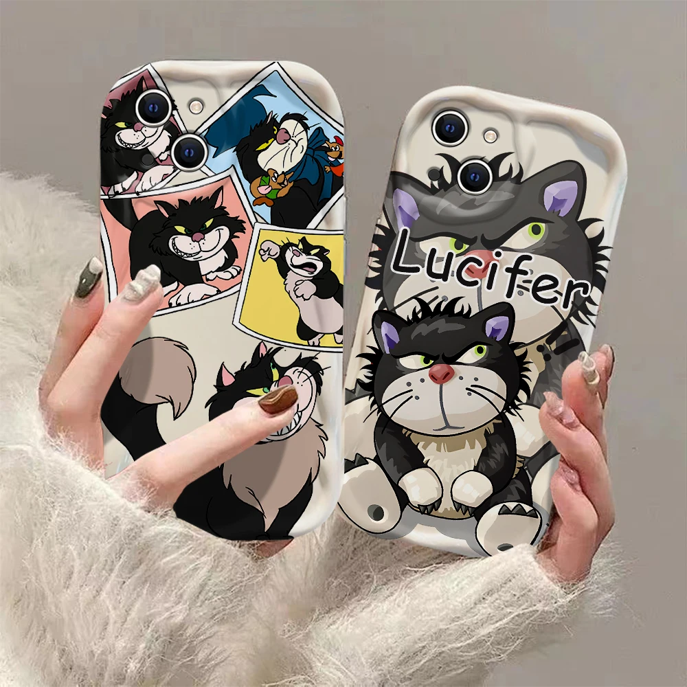 Cute Super Lucifer Cat 3D Wave Case For iPhone 15 14 13 12 11 Pro Max Mini X XR XSMAX 8 7 6S Plus Soft Silicone Cover
Cute Super Lucifer Cat 3D Wave Case For iPhone 15 14 13 12 11 Pro Max Mini X XR XSMAX 8 7 6S Plus Soft Silicone Cover