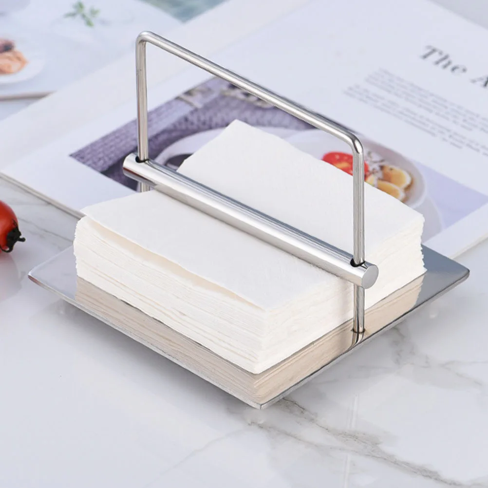 1Pcs Tissue Holder Napkin Stand Stainless Steel Paper Towel Rack Durable Non-Slip Base for Kitchen Restaurant Hotel 
1Pcs Tissue Holder Napkin Stand Stainless Steel Paper Towel Rack Durable Non-Slip Base for Kitchen Restaurant Hotel